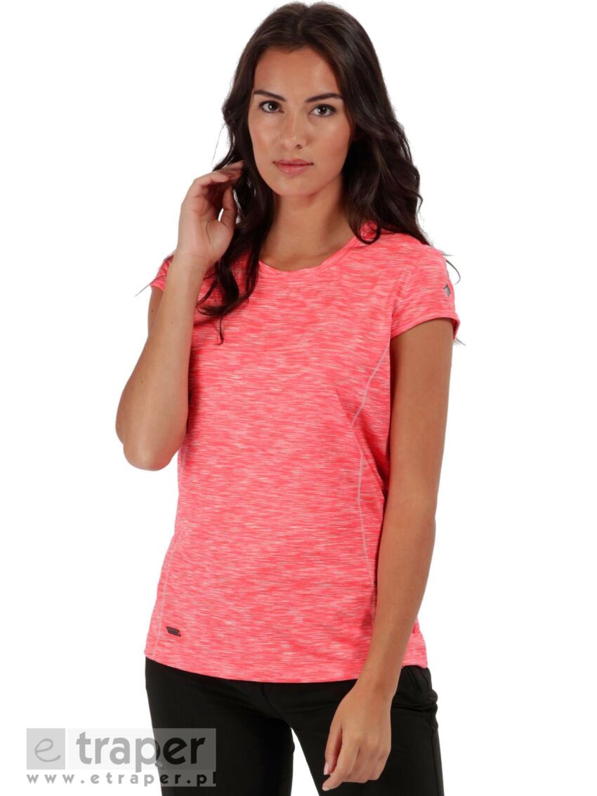 Sportowy t-shirt damski Regatta Hyperdimension Różowy