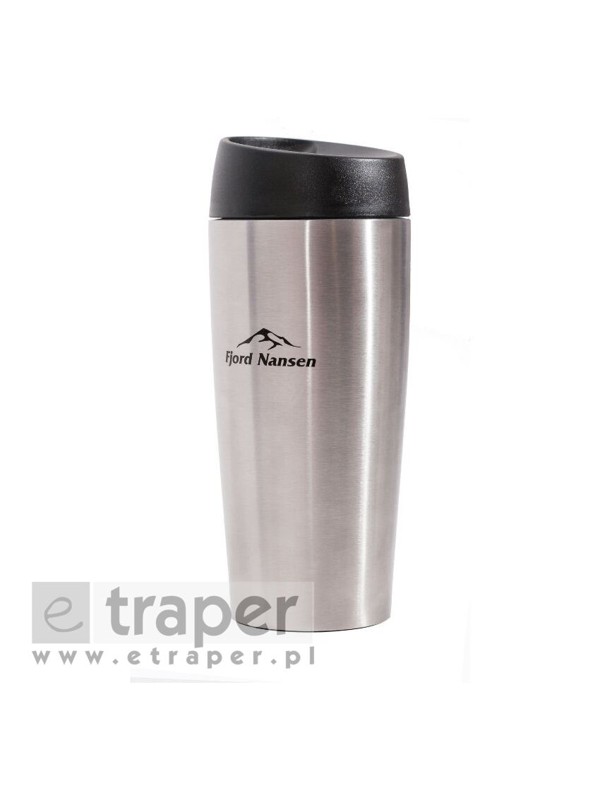 Srebrny kubek termiczny One-Touch Fjord Nansen Lando 400ml