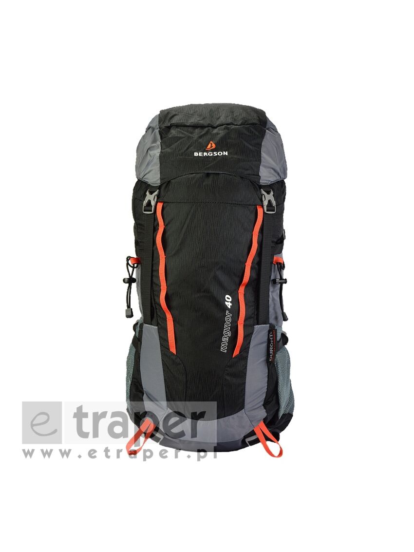 Czarny plecak turystyczny Bergson Magnor 40l