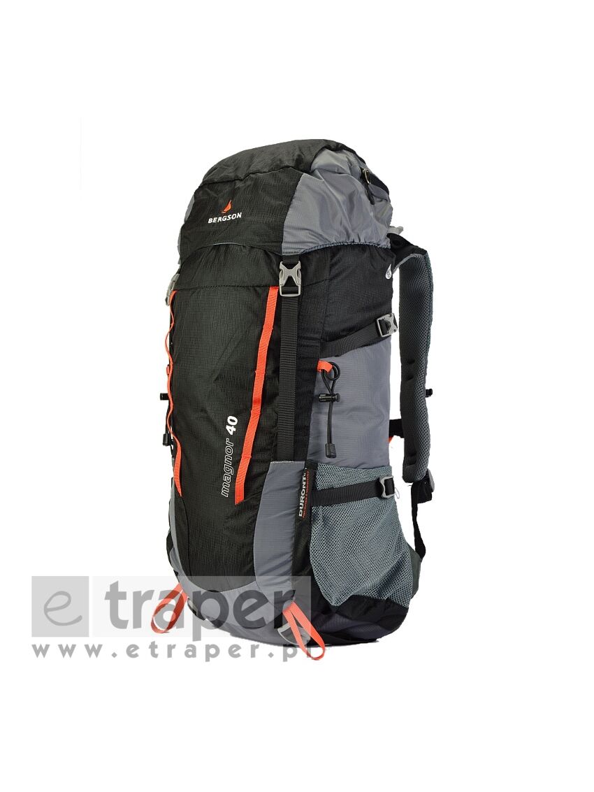 Czarny plecak turystyczny Bergson Magnor 40l