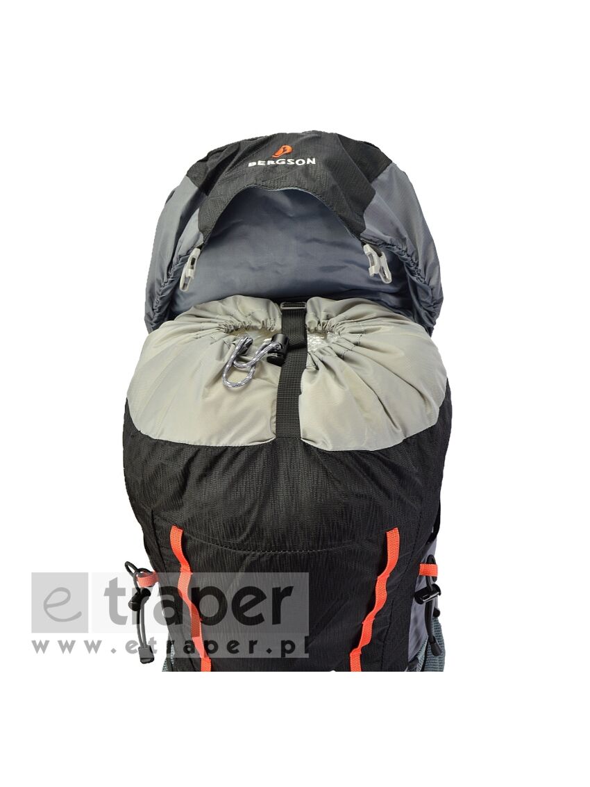 Czarny plecak turystyczny Bergson Magnor 40l