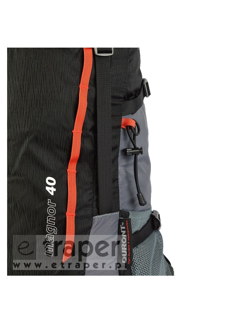 Czarny plecak turystyczny Bergson Magnor 40l