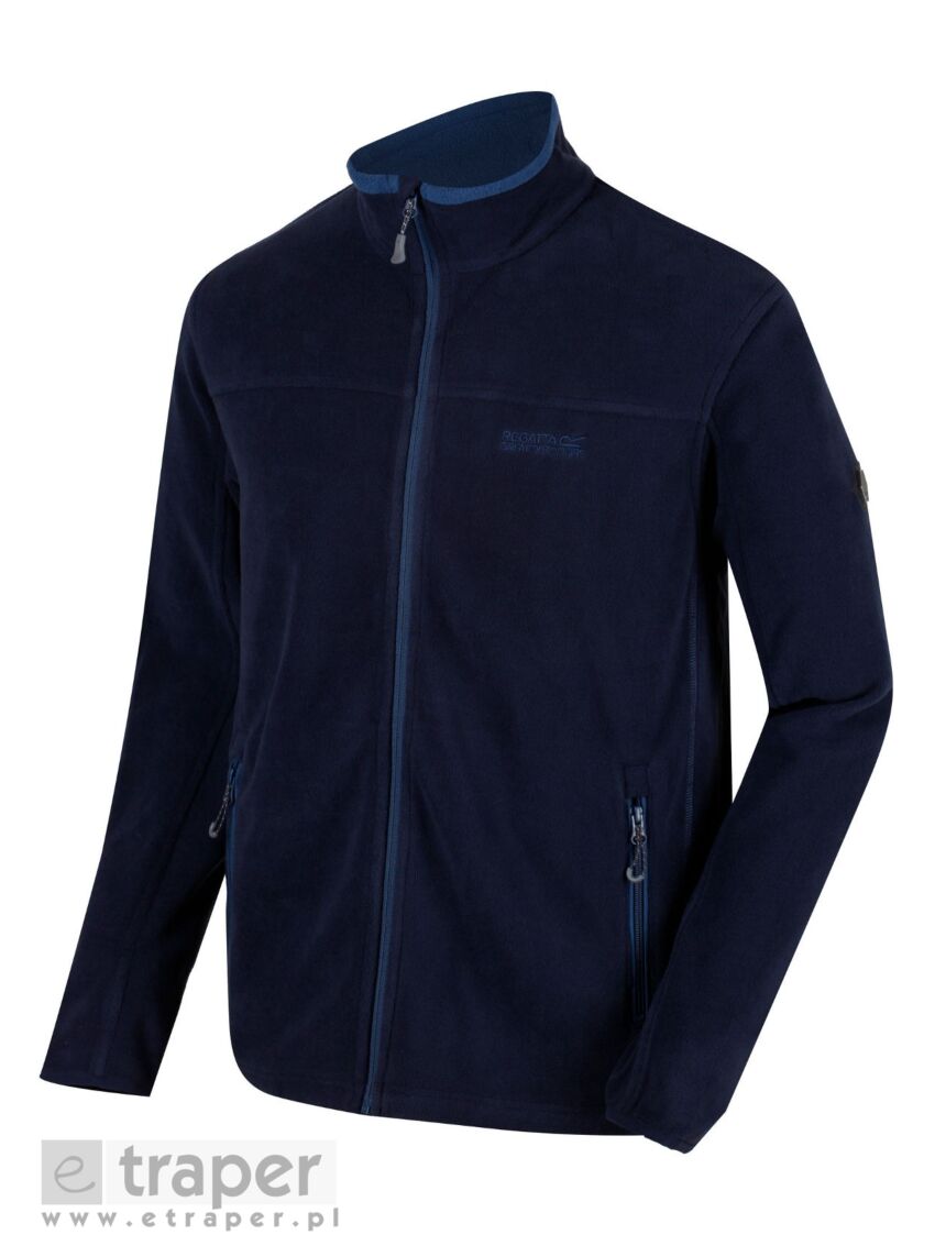 Rozpinana bluza polarowa Regatta Stanton II Granatowy