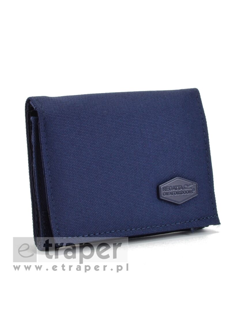 Granatowy portfel na rzep Regatta Burford Tri-Fold