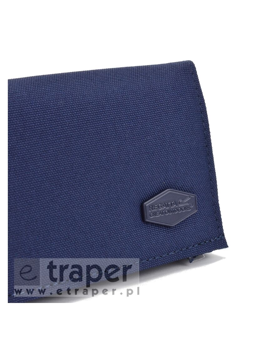 Granatowy portfel na rzep Regatta Burford Tri-Fold