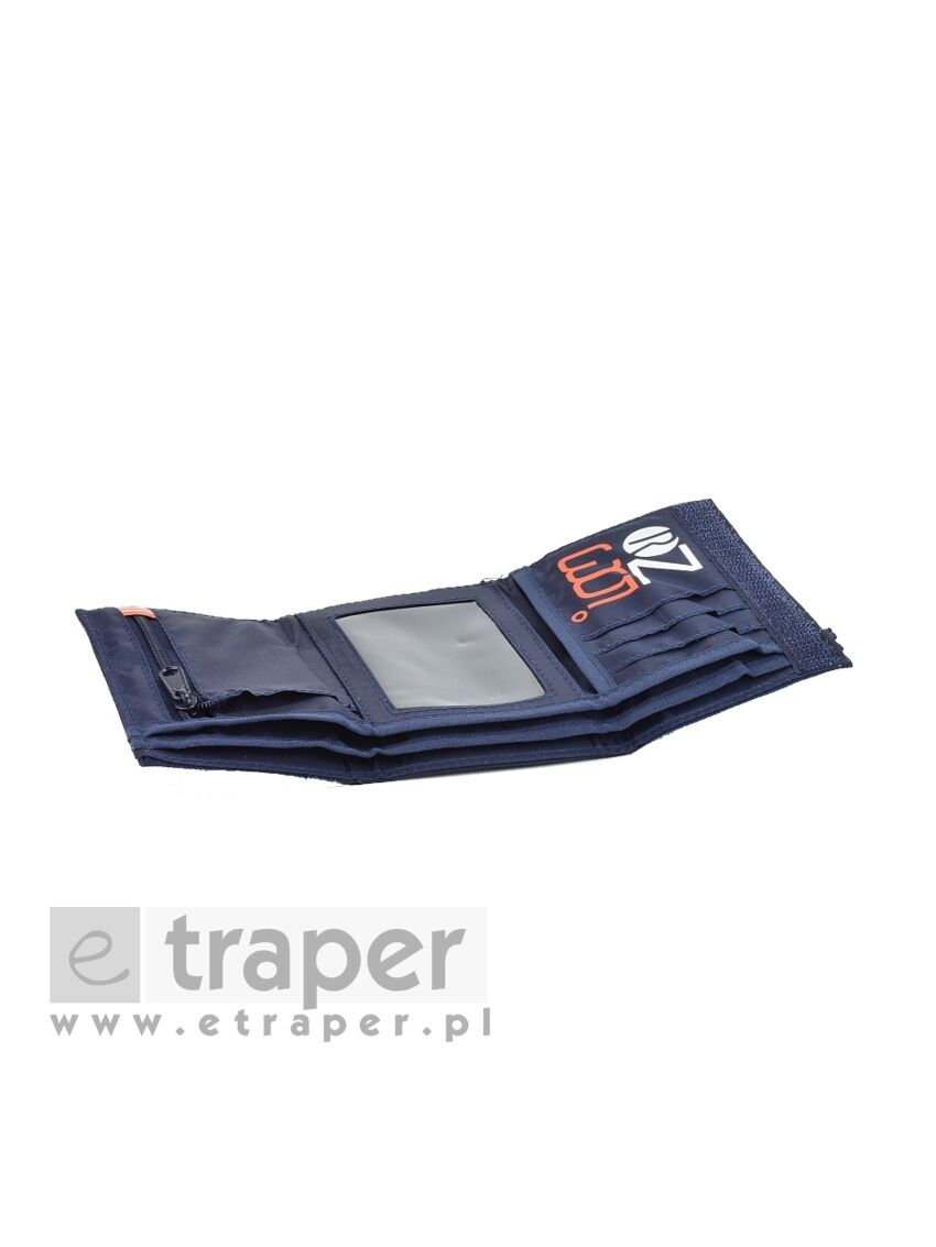 Granatowy portfel na rzep Regatta Burford Tri-Fold