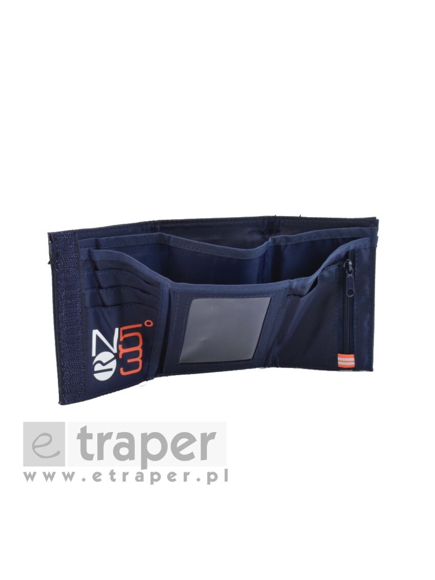 Granatowy portfel na rzep Regatta Burford Tri-Fold