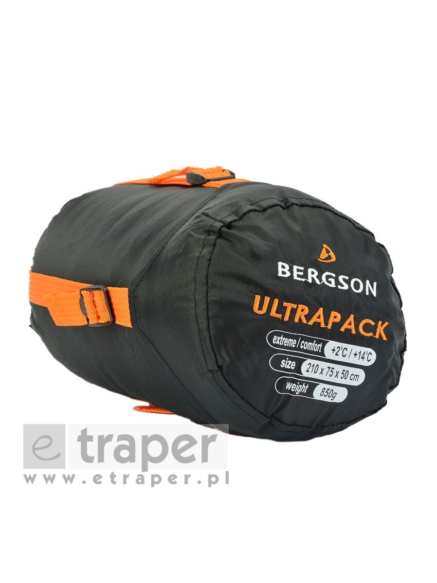 Lekki śpiwór typu mumia Bergson Ultrapack Antyalergiczny
