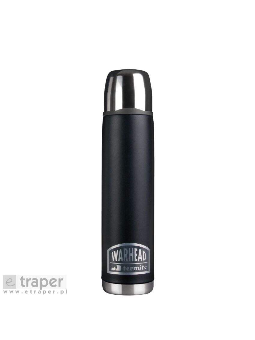 Czarny termos turystyczny Termite Warhead 0.7L Black