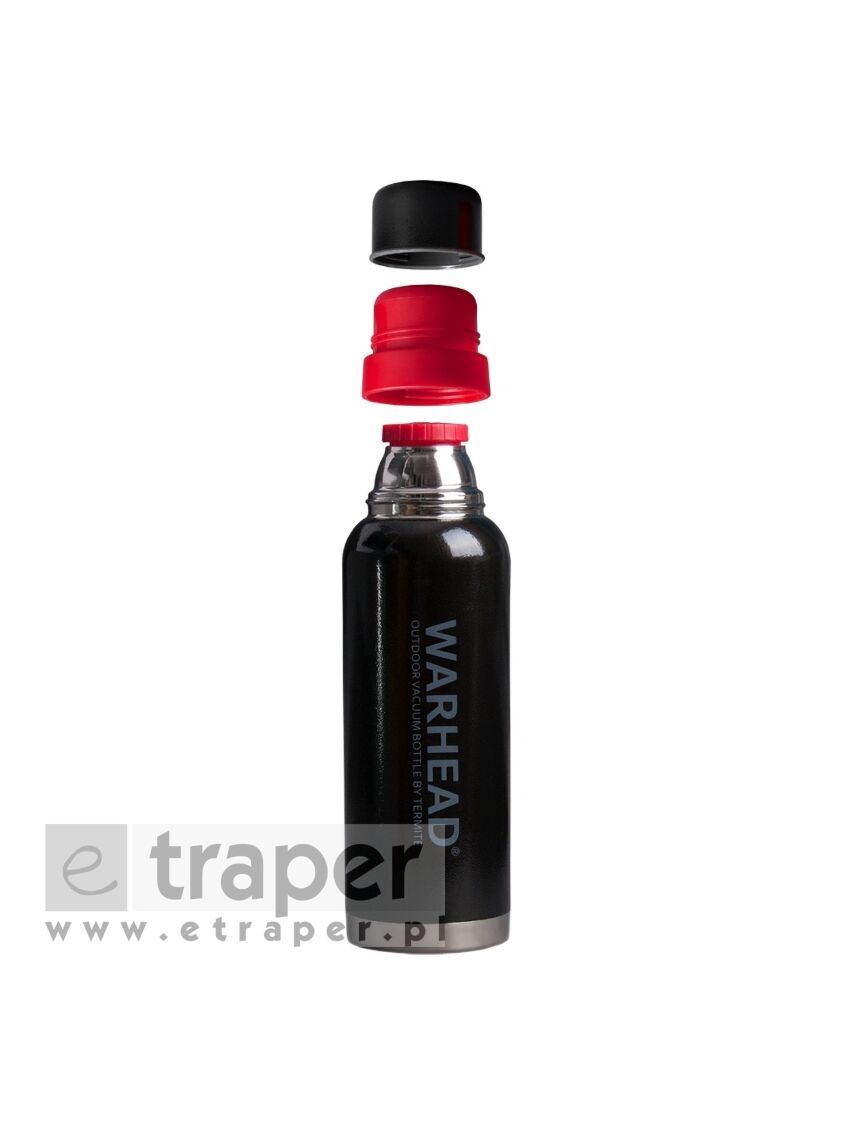 Termos Termite Warhead Hammertone 0.75L Czarny/Czerwony