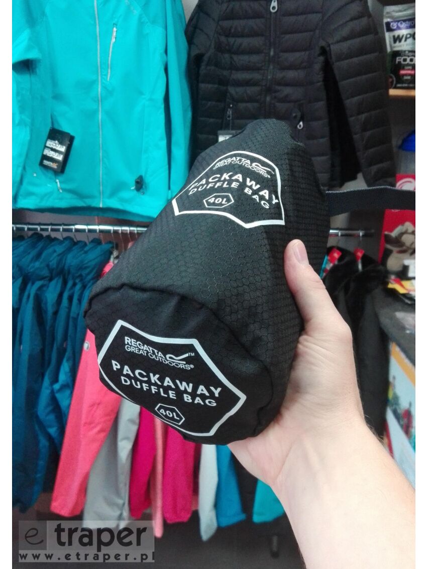 Lekka torba sportowa Regatta Duffle 40l Czarna