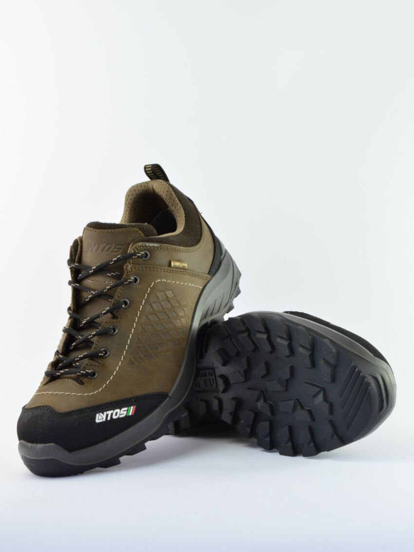 Niskie buty skórzane brązowe Lytos Veysonnaz Unisex