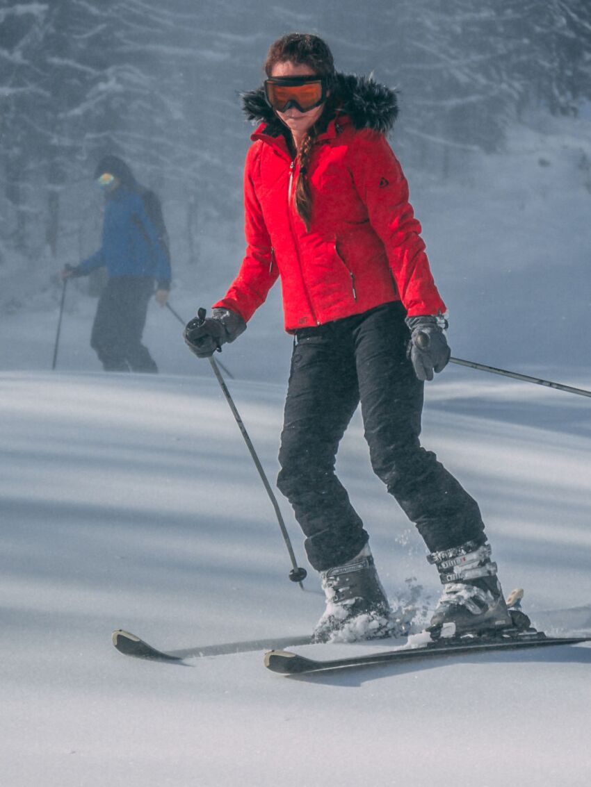 Czerwona kurtka narciarska Bergson Snowswift STX