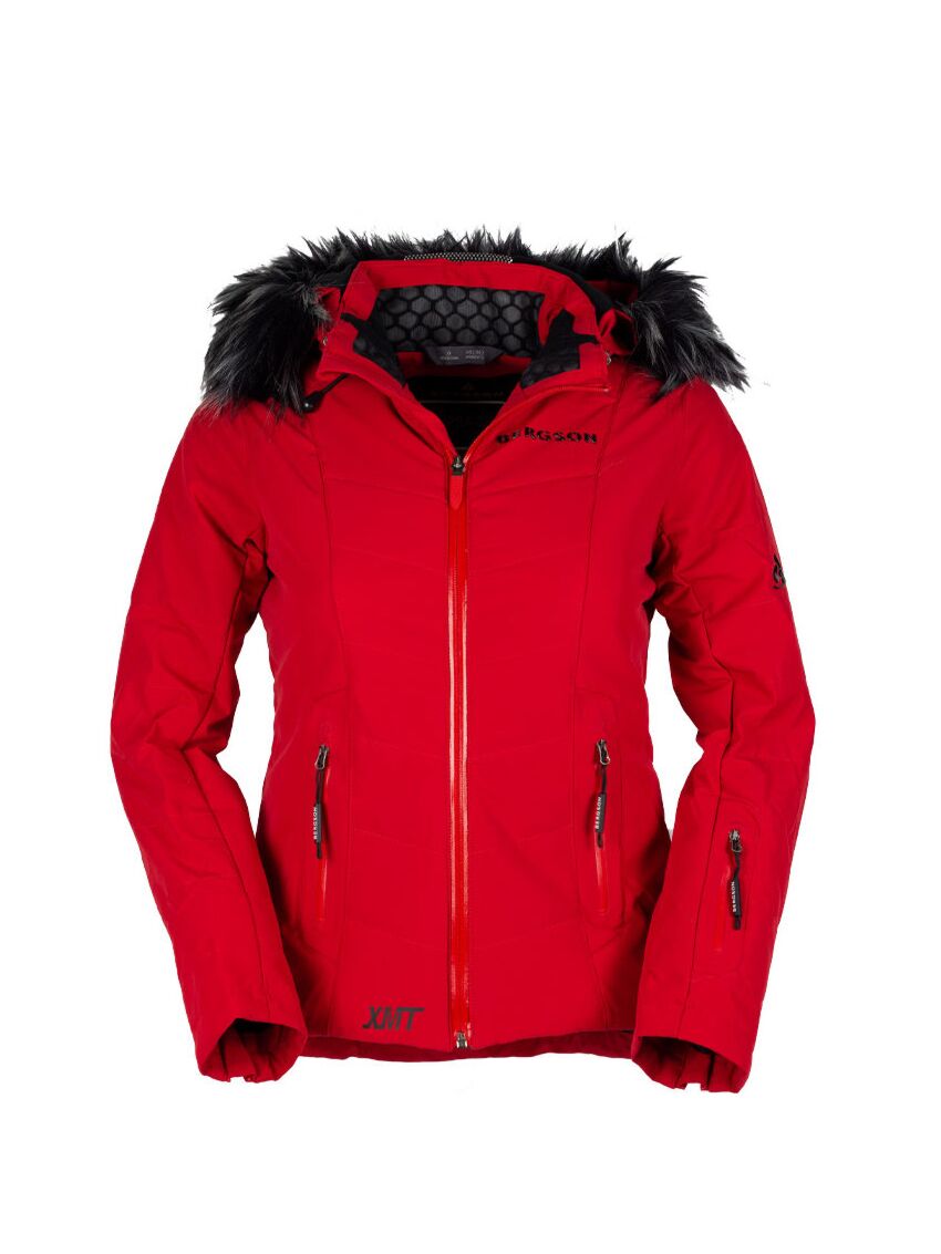 Czerwona kurtka narciarska Bergson Snowswift STX