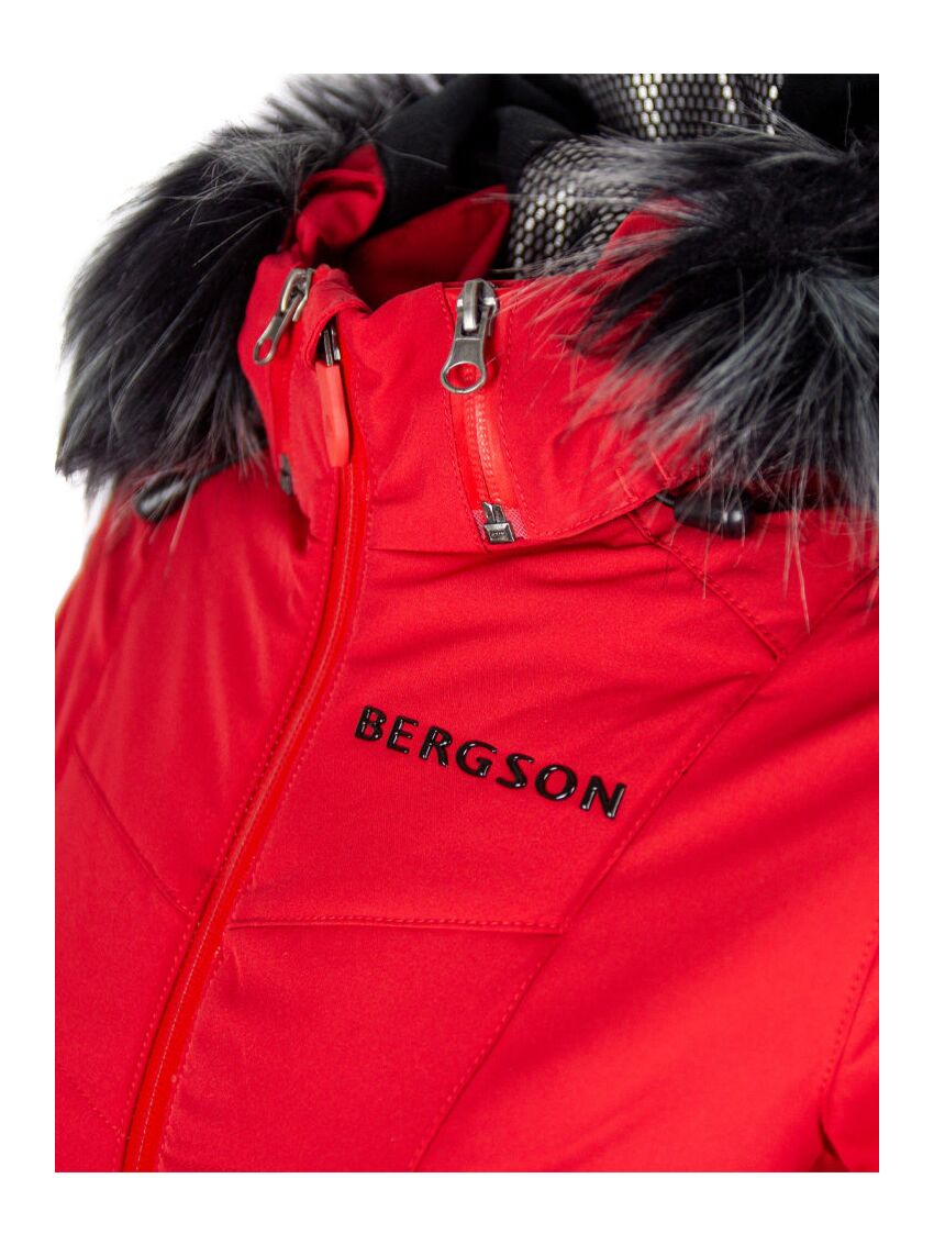 Czerwona kurtka narciarska Bergson Snowswift STX