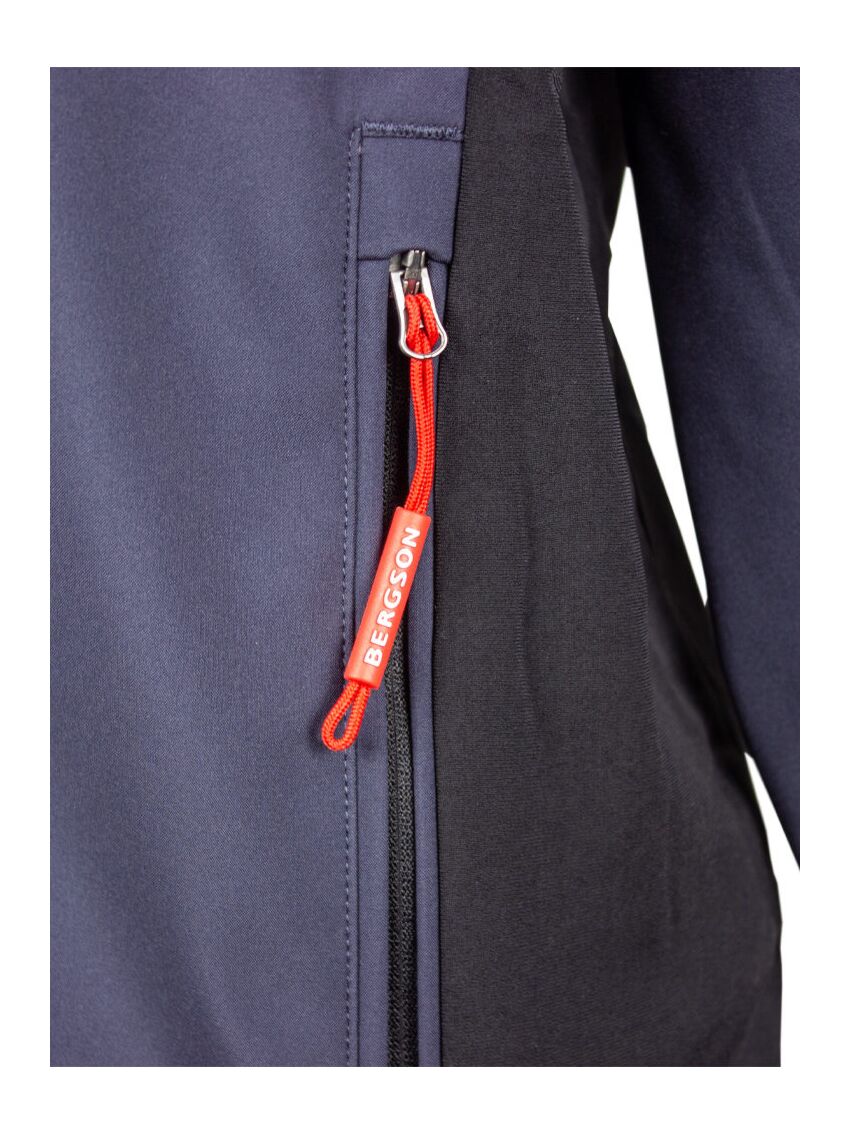 Softshell damski z kapturem Bergson Oprah