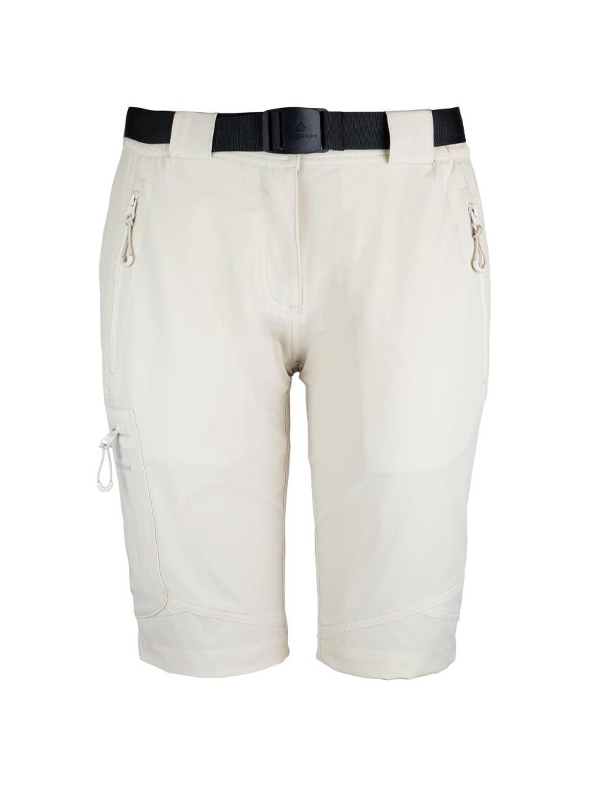Beżowe szorty damskie Bergson Snasa 4W Stretch