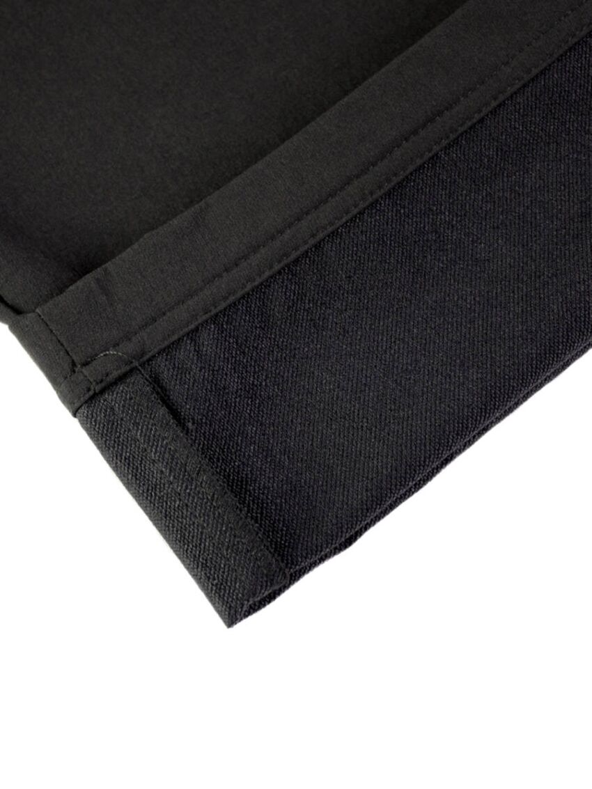 Spodnie czarne turystyczne Bergson Medja 4-Way Softshell