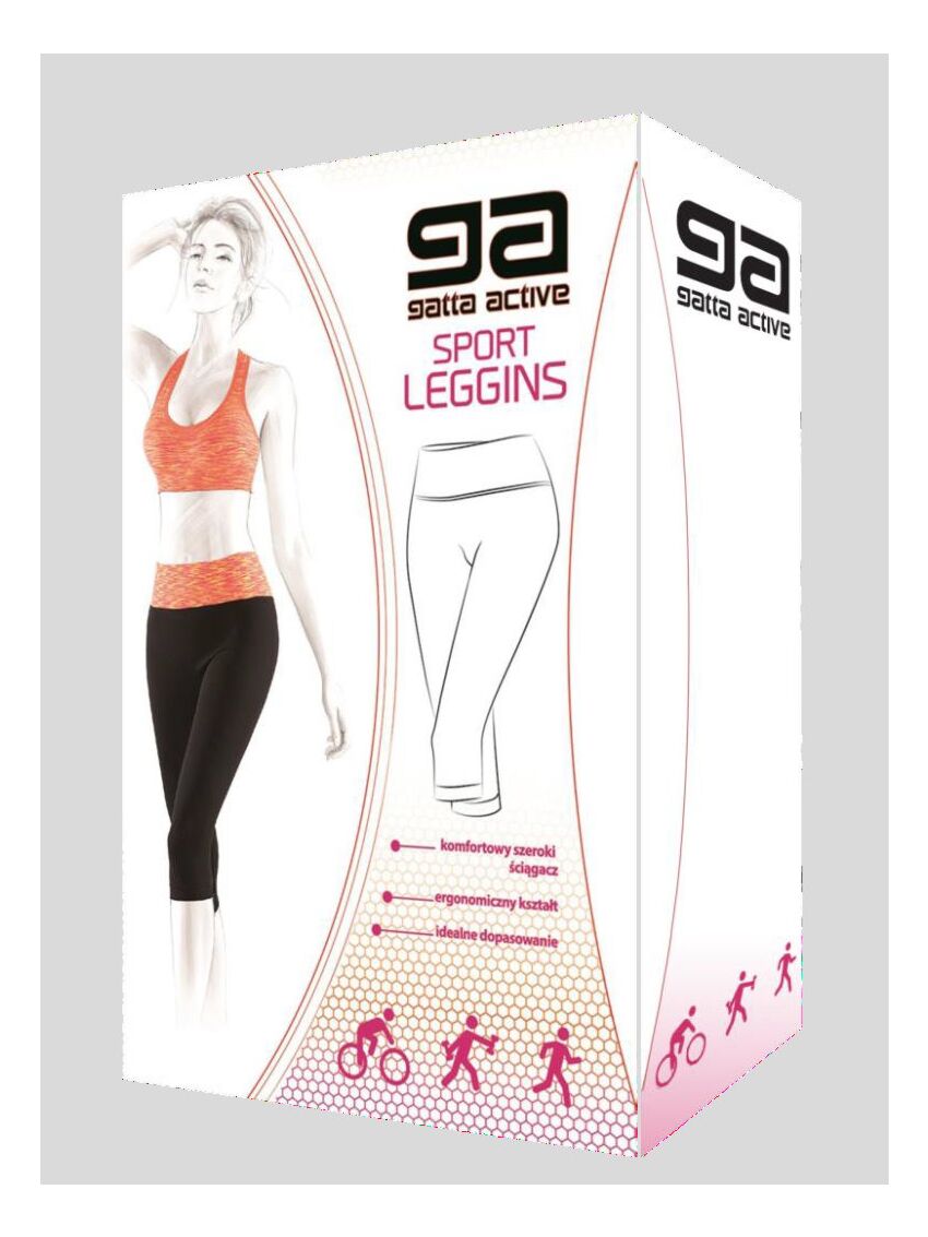 Legginsy fitness 3/4 damskie Gatta Active