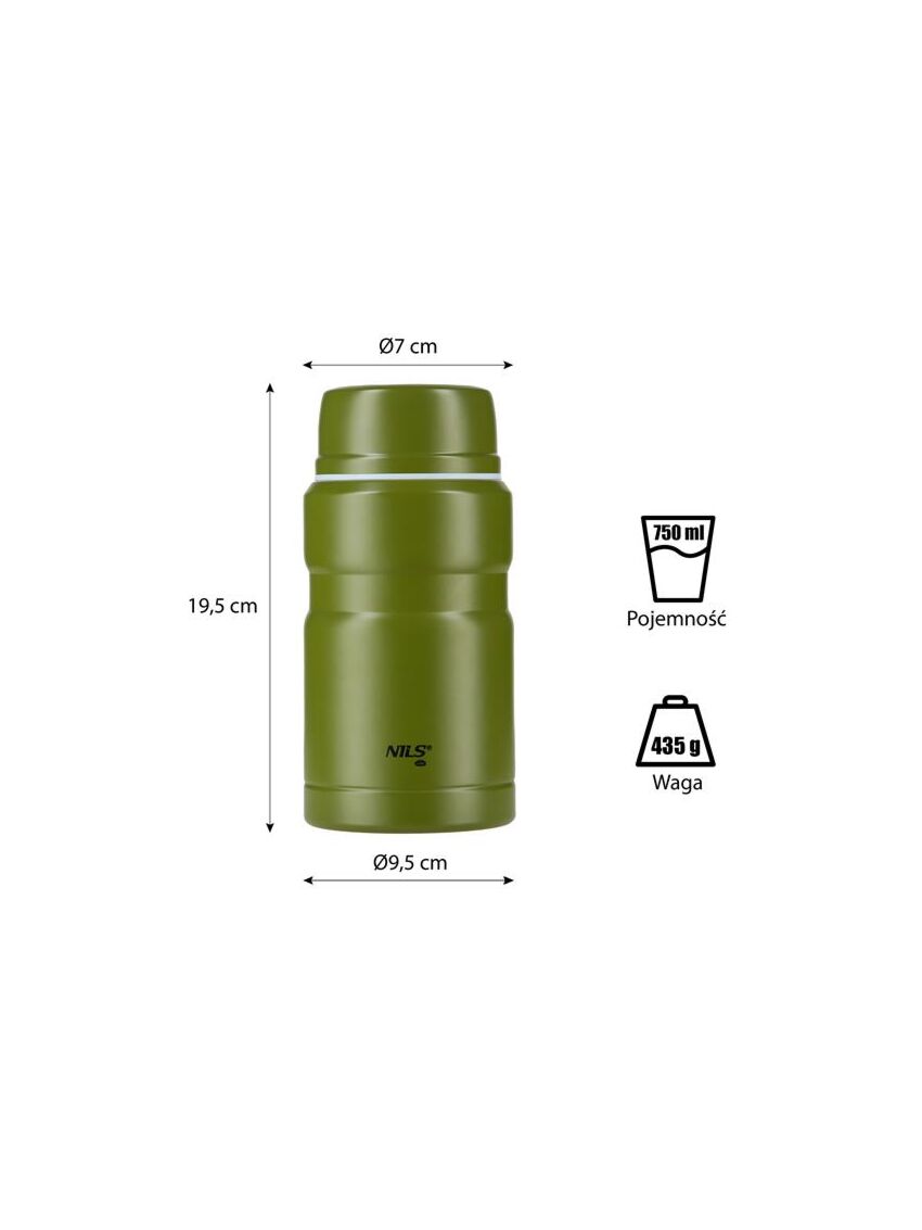 Termos na jedzenie - zestaw 750ml Nils Camp NCT02