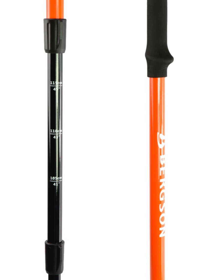 Kije trekkingowe Bergson Alu BTP 01 Orange