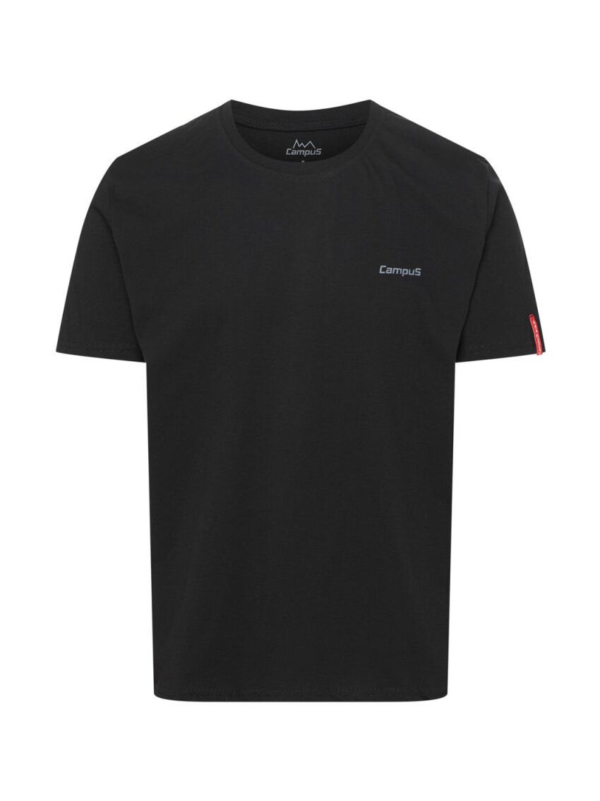 Czarny t-shirt Campus Valkorian