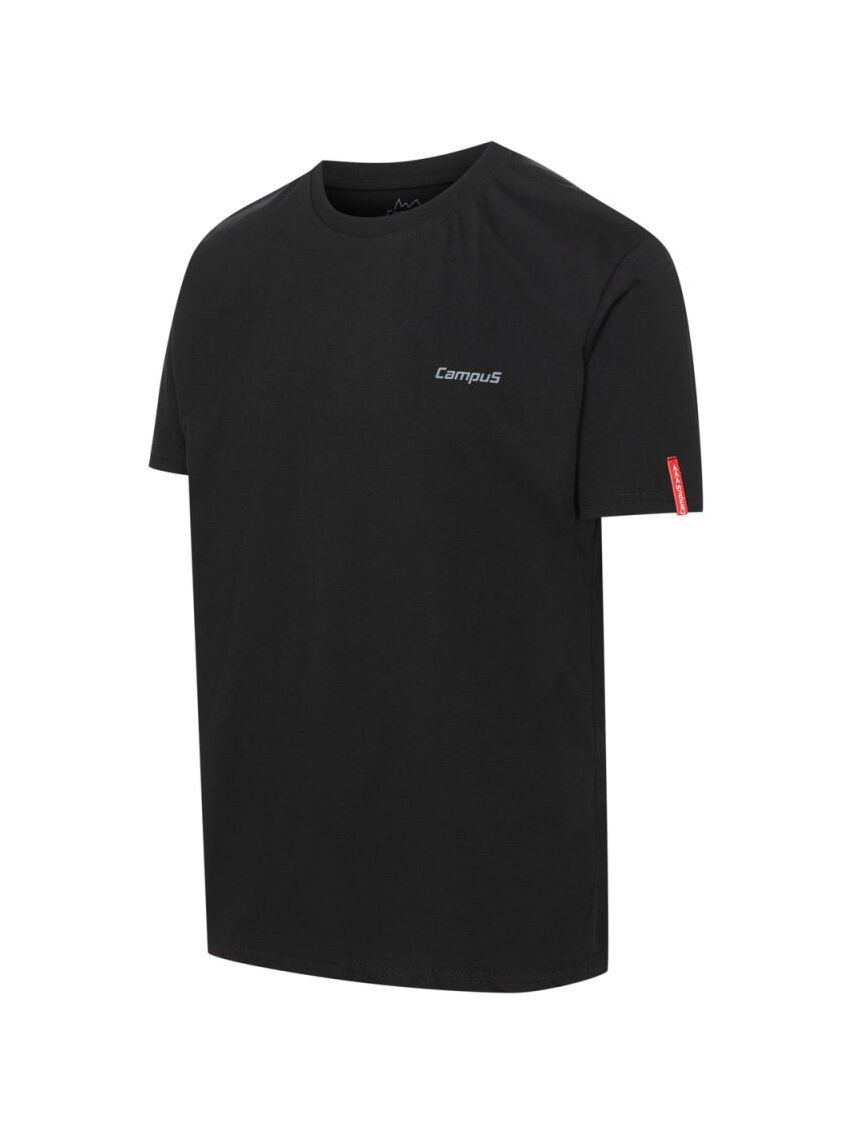 Czarny t-shirt Campus Valkorian
