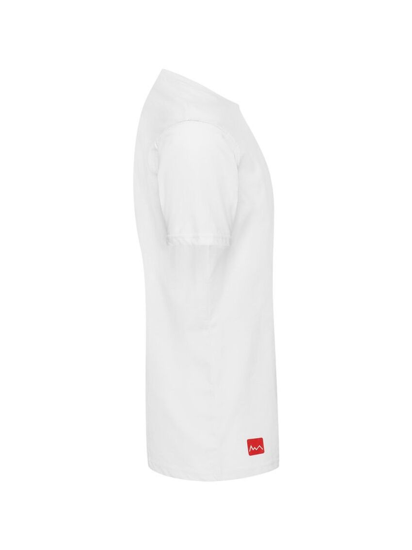 Biały t-shirt męski Campus Caranther
