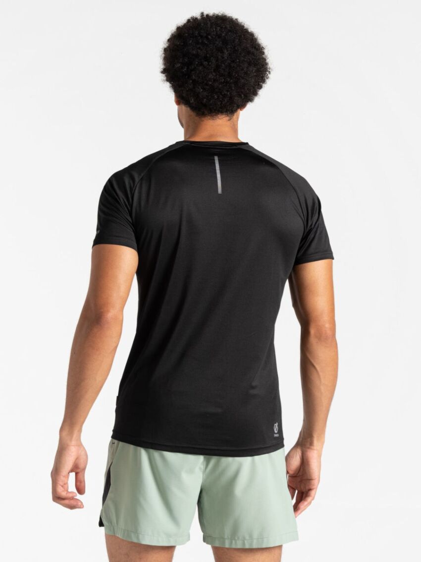 Czarny t-shirt męski na rower Dare 2b Tech