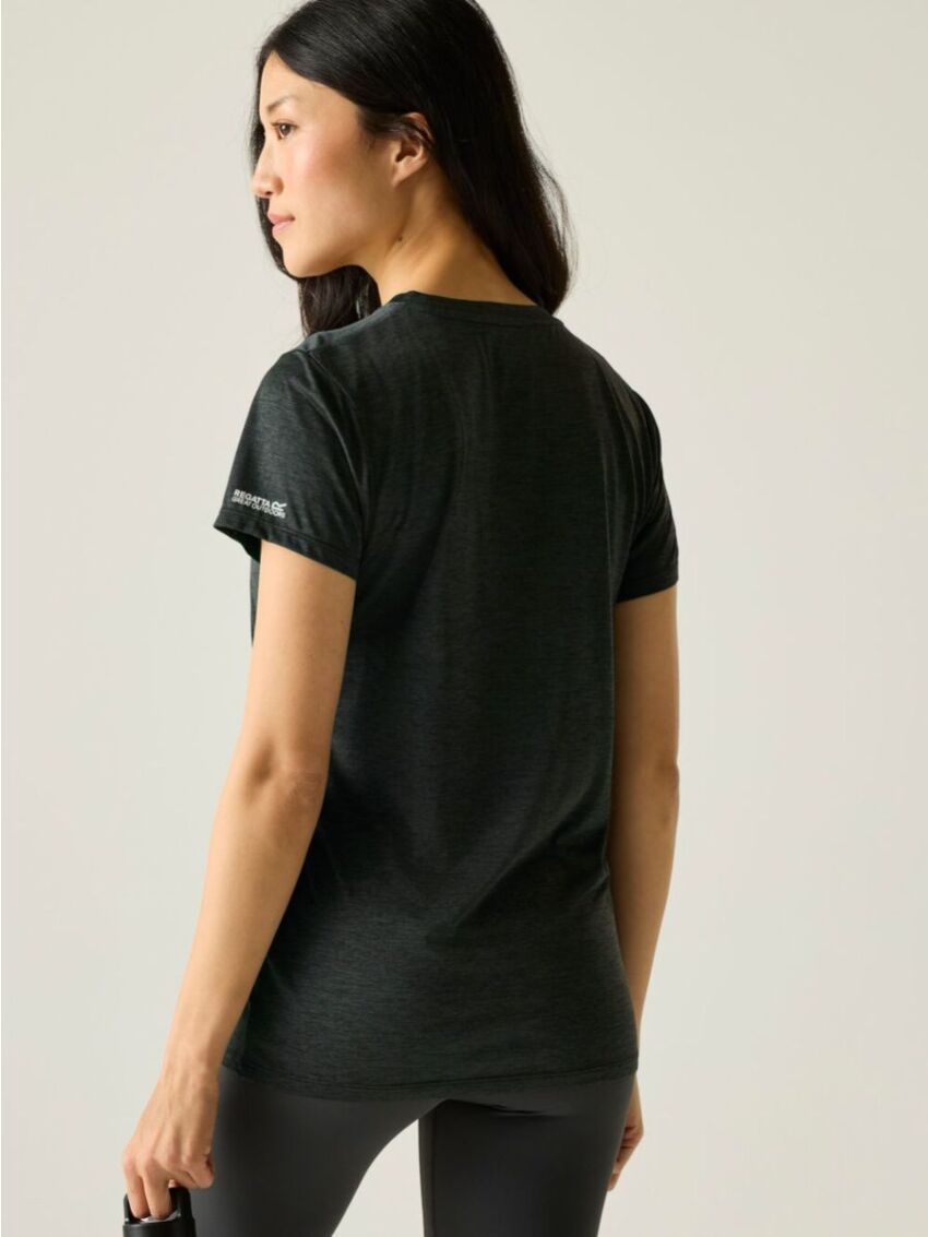 T-shirt Regatta Fingal Black Marl