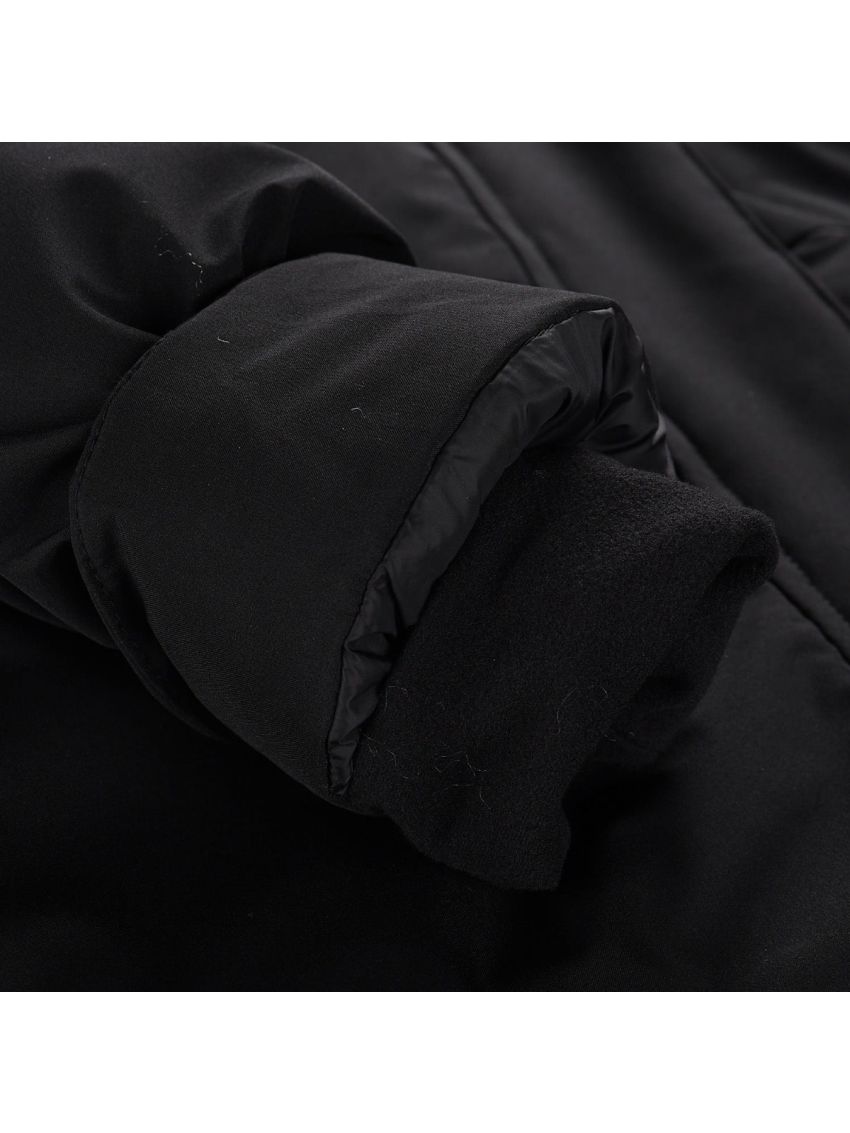 Czarna stylowa parka ALpine Pro Werda 2