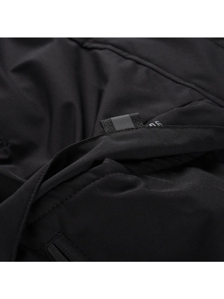 Czarna stylowa parka ALpine Pro Werda 2