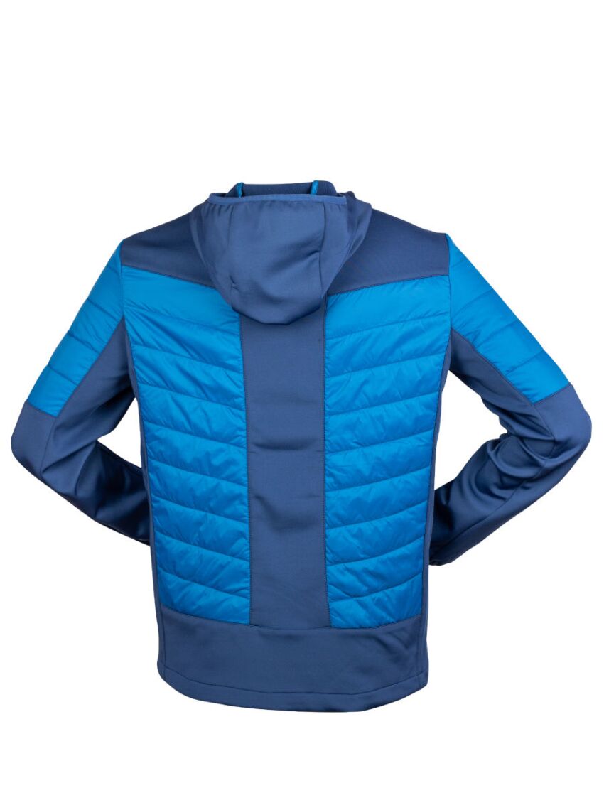Bluza hybrydowa pikowana Bergson Bluff Blue Saphire