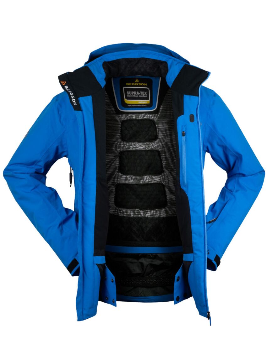 Kurtka narciarska Bergson Carbon XMT Ibiza Blue