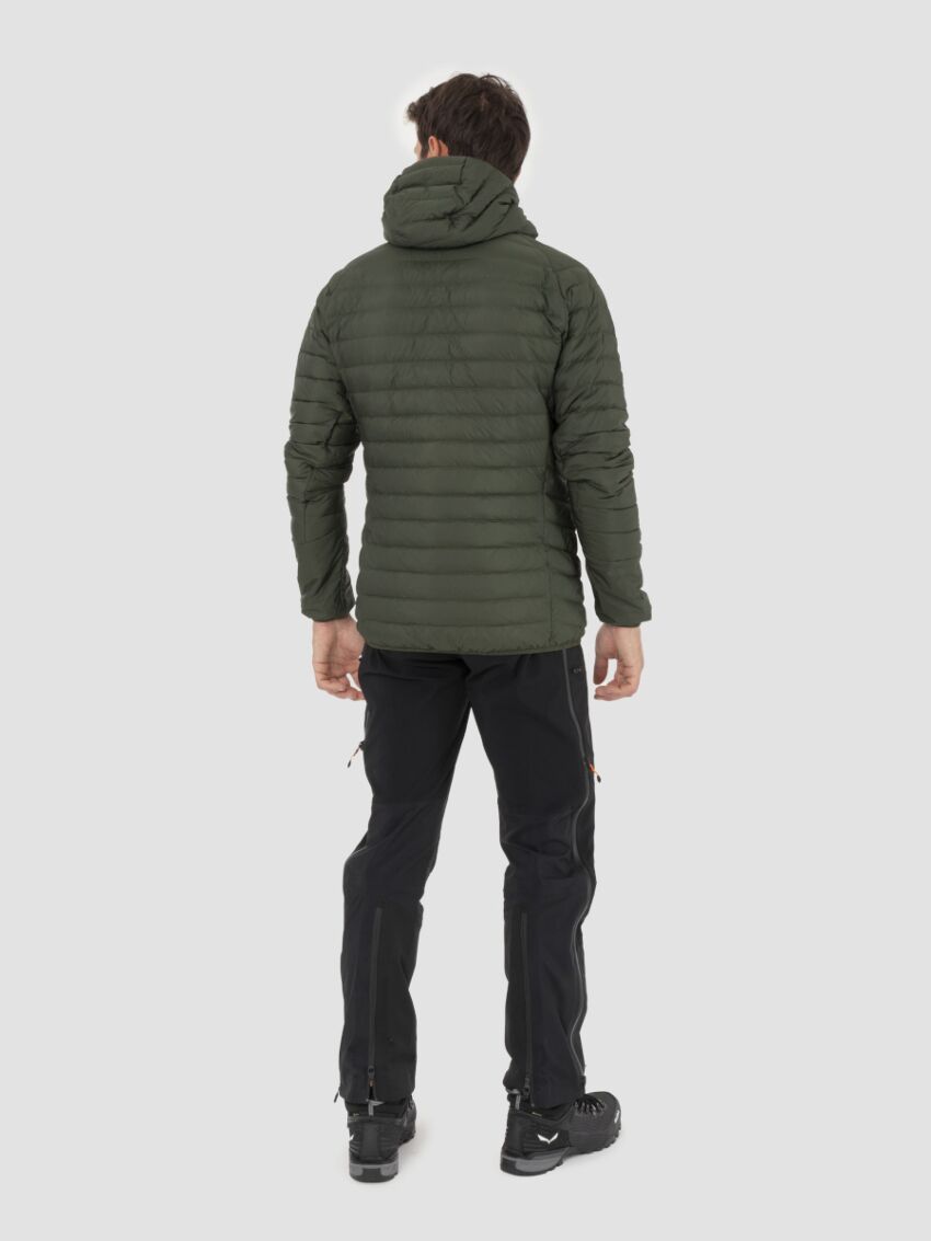 Kurtka puchowa męska Salewa Brenta Dark Olive