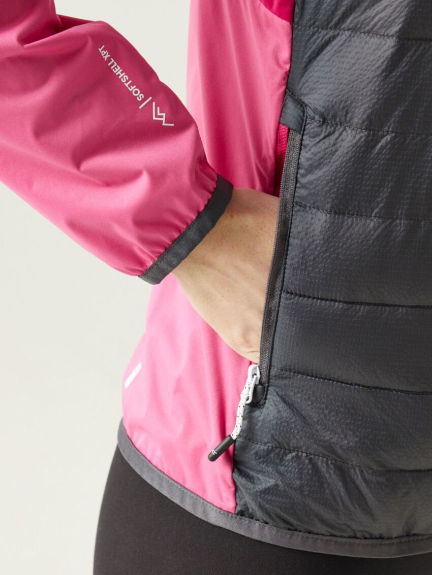 Ocieplana kurtka softshellowa z kapturem Regatta Pro Hybrid