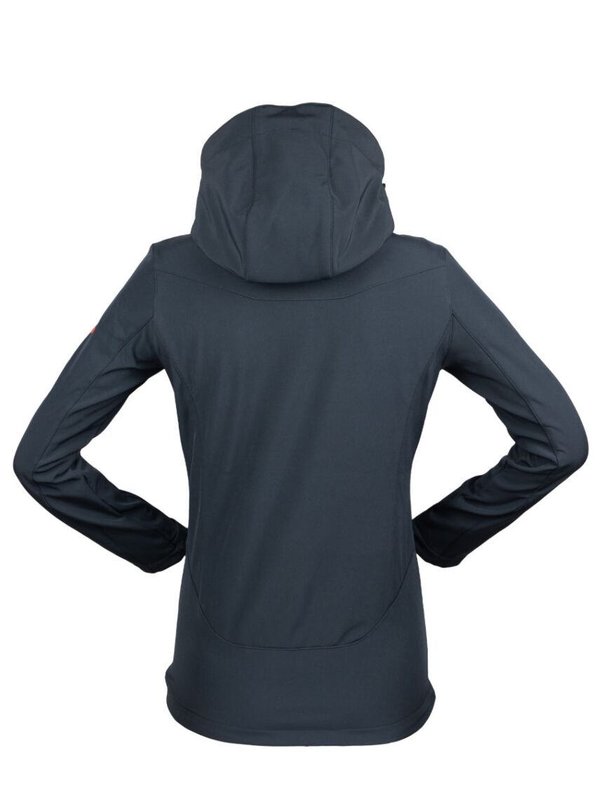 Kurtka softshell Bergson Caprice z kapturem
