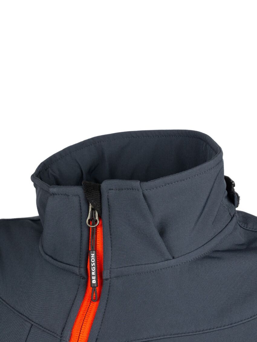 Kurtka softshell Bergson Caprice z kapturem