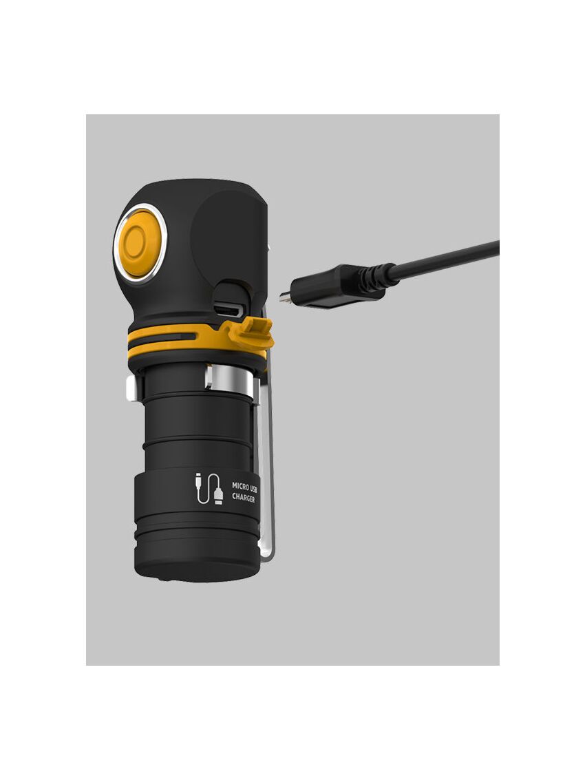 Kompaktowa latarka LED (ciepłe światło) Armytek Elf C1 + aku