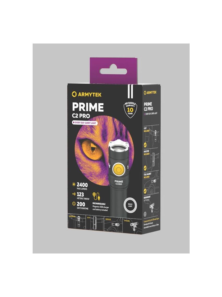 Codzienna latarka Armytek Prime C2 Pro 2400lm (Zimna)