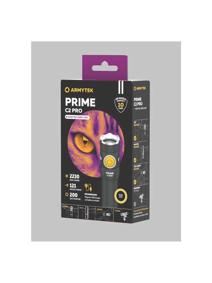 Codzienna latarka Armytek Prime C2 Pro 2230lm (Ciepła)