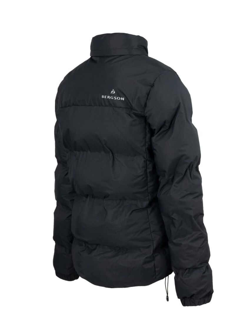 Czarna kurtka pikowana damska Bergson Snowy Wolf