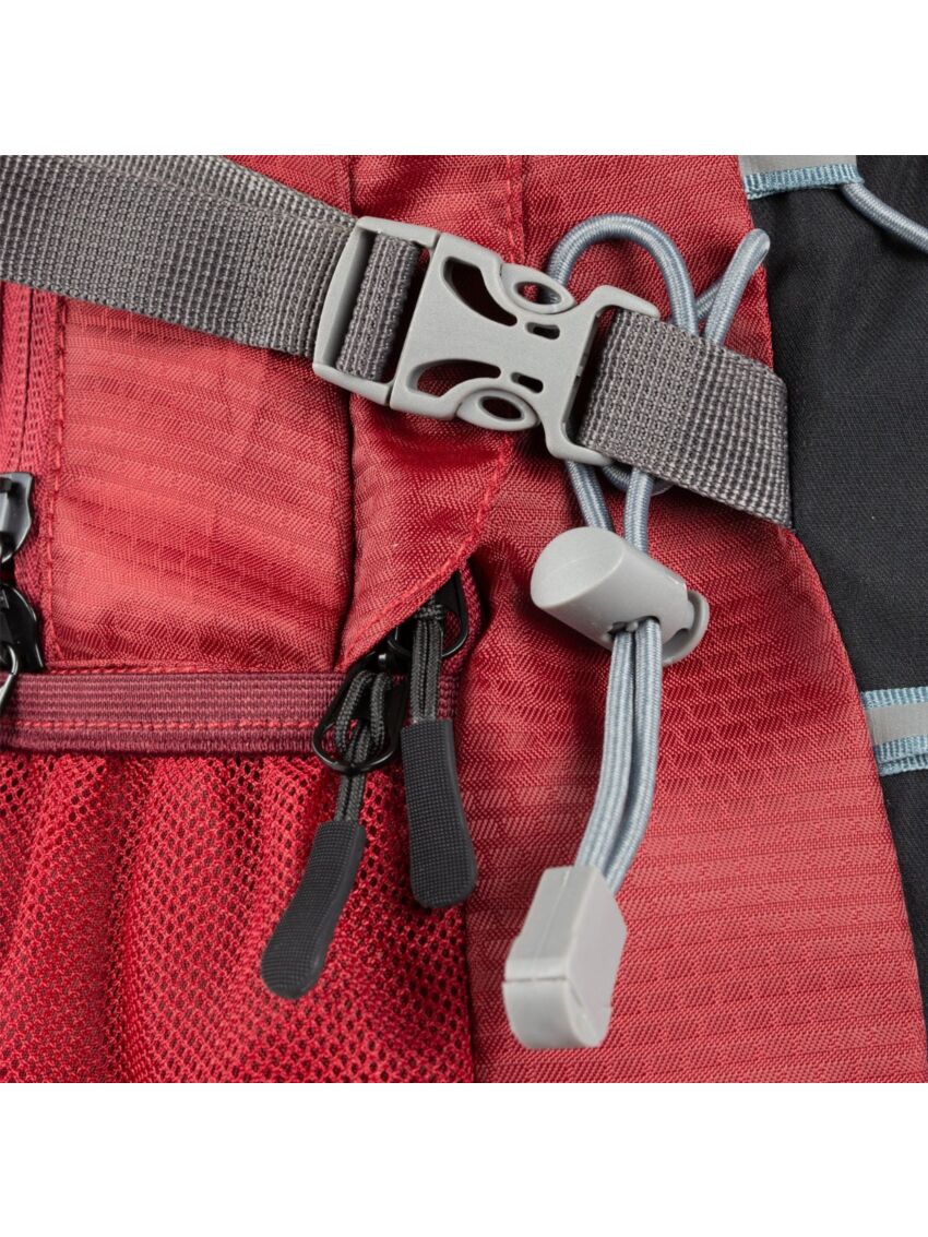 Czerwony plecak z miejscem na laptop Bergson Grimstad 30