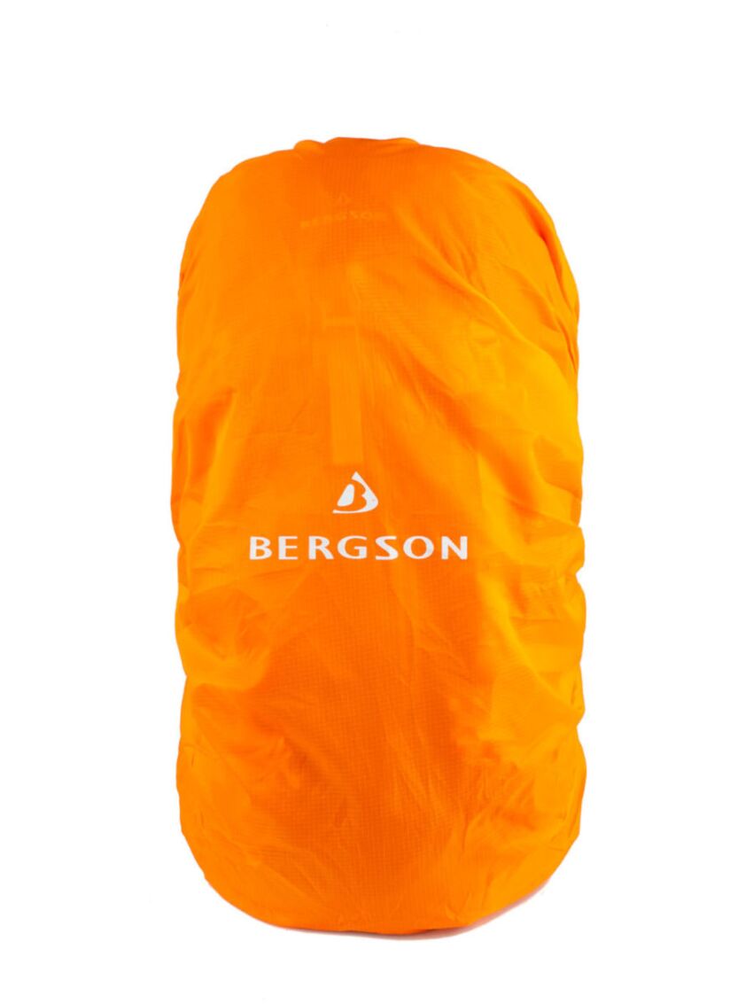 Czarno-pomarańczowy plecak trekkingowy Bergson Tunnebo 35