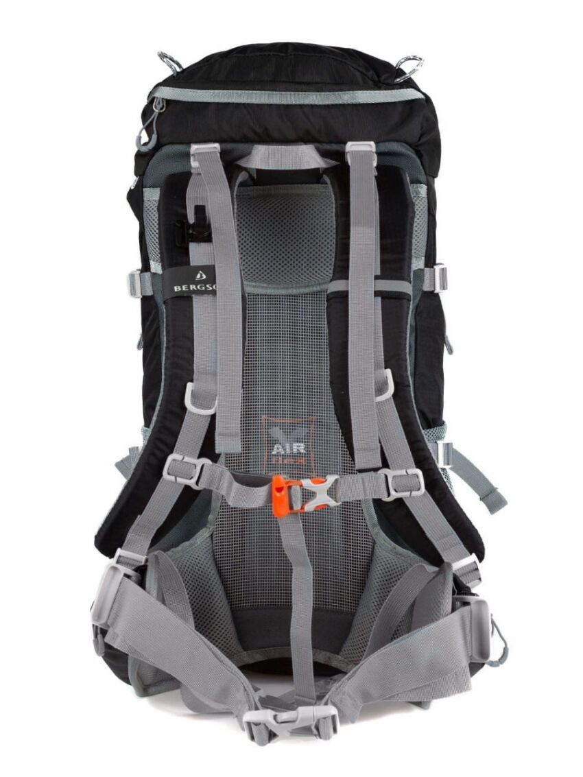 Pakowny Czarny plecak trekkingowy Bergson Tunnebo 35