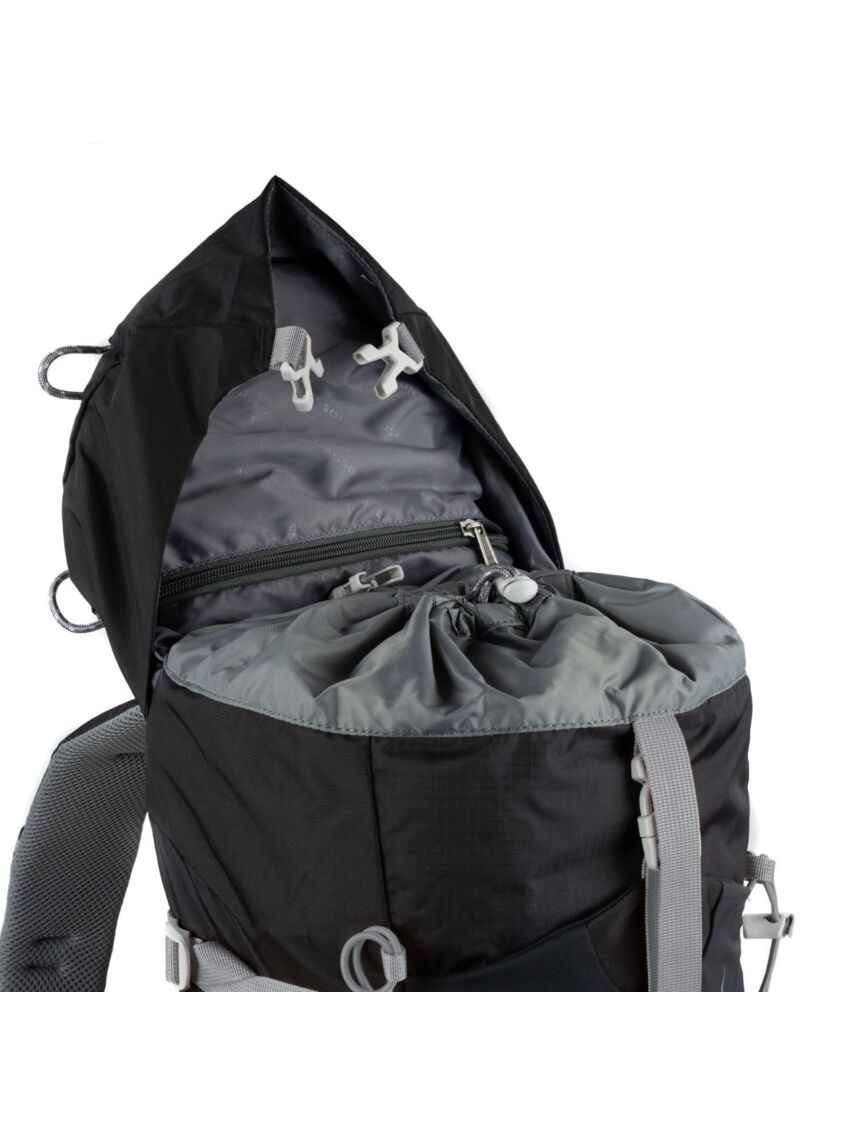Pakowny Czarny plecak trekkingowy Bergson Tunnebo 35