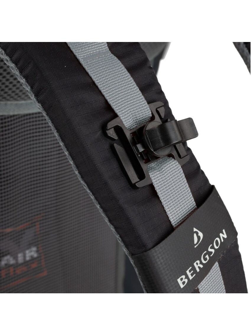 Pakowny Czarny plecak trekkingowy Bergson Tunnebo 35