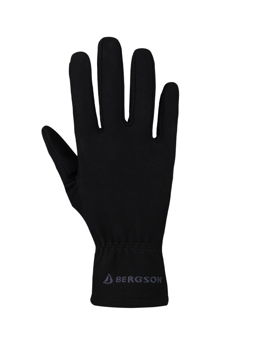 Czarne rękawice Bergson Bergamo Softshell