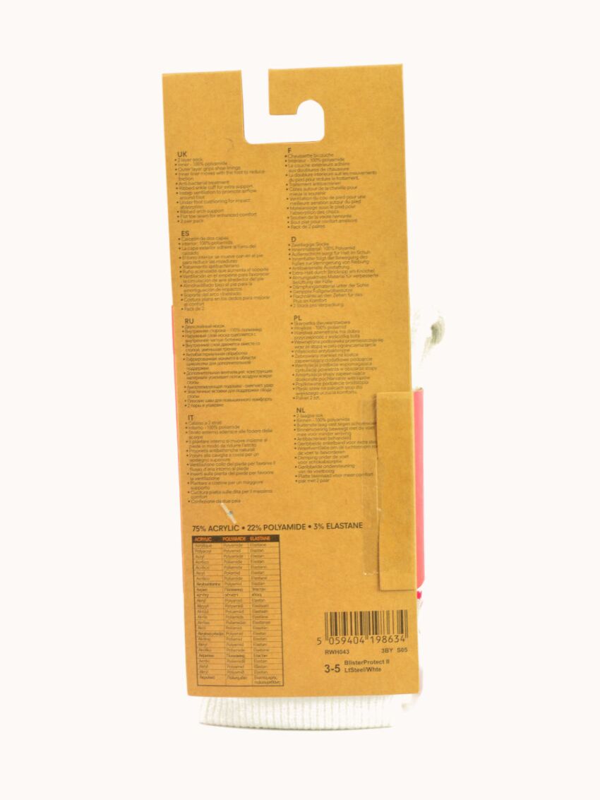 Jasne skarpety Regatta Blister Protector dwie pary