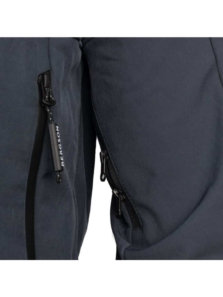 Wodoodporny softshell z kapturem Bergson Ventura